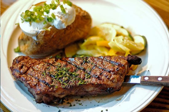 Dinner on request at Sundown Lodge